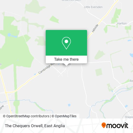 The Chequers Orwell map