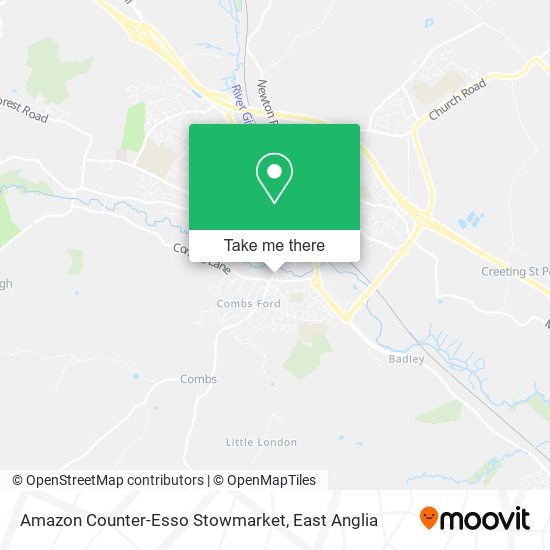 Amazon Counter-Esso Stowmarket map