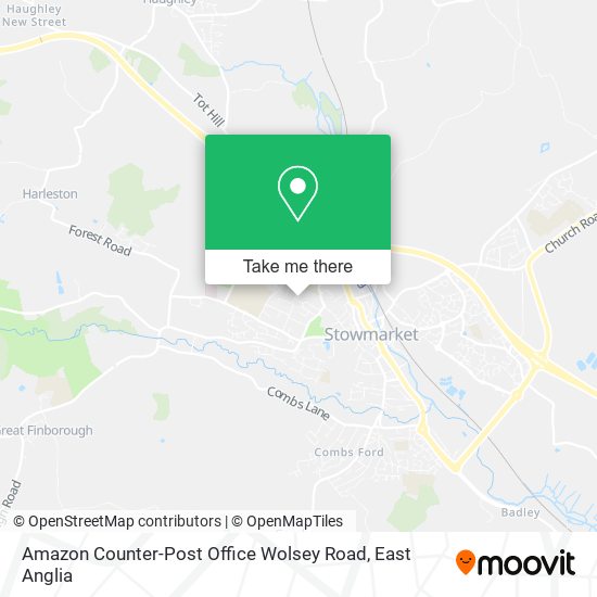 Amazon Counter-Post Office Wolsey Road map