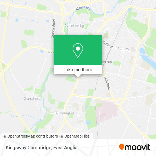 Kingsway Cambridge map