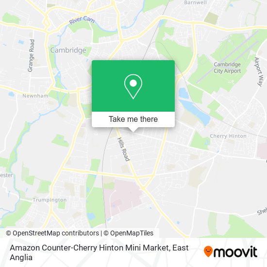 Amazon Counter-Cherry Hinton Mini Market map