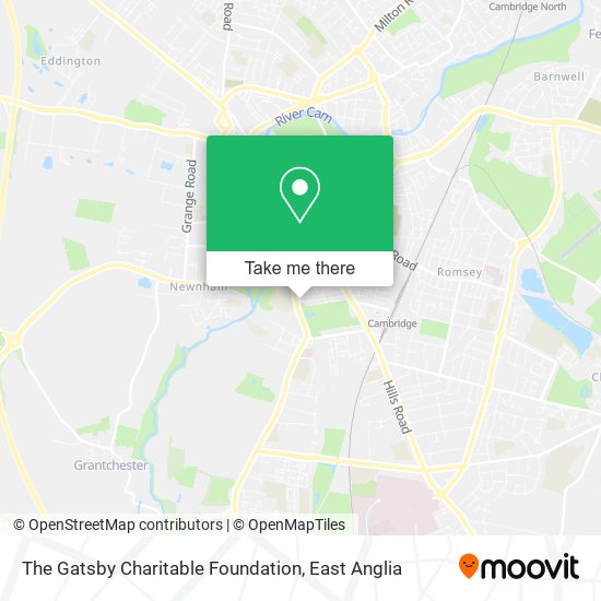 The Gatsby Charitable Foundation map