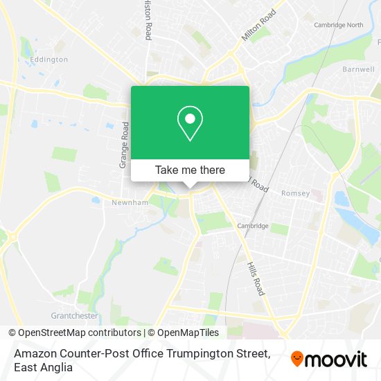 Amazon Counter-Post Office Trumpington Street map