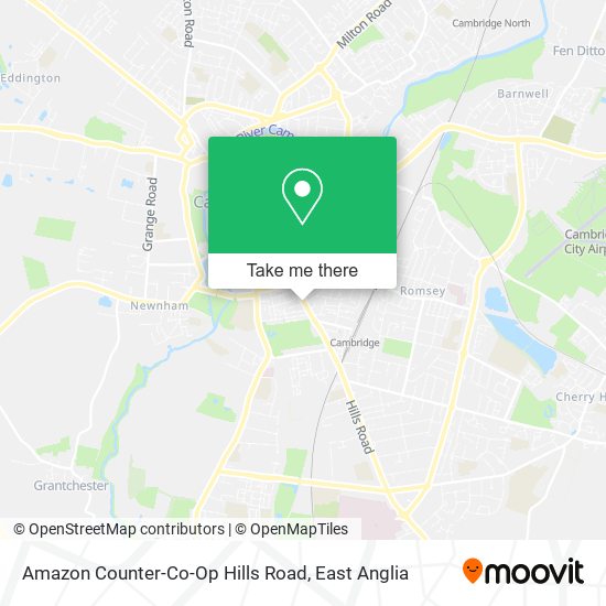 Amazon Counter-Co-Op Hills Road map