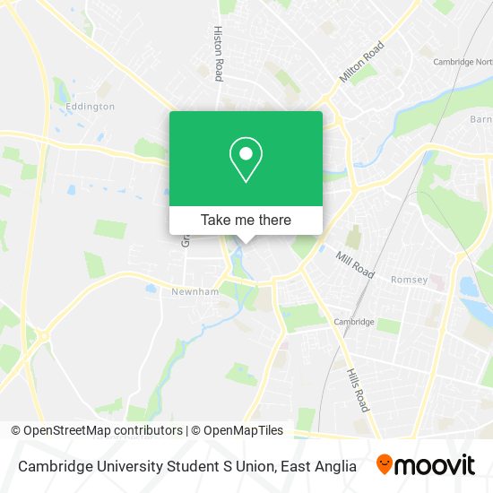 Cambridge University Student S Union map