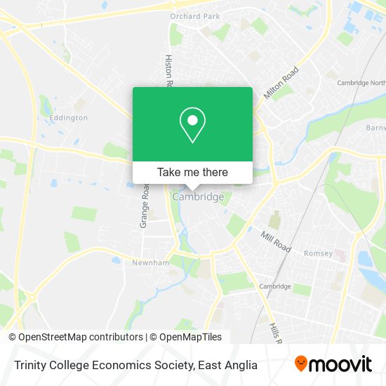 Trinity College Economics Society map