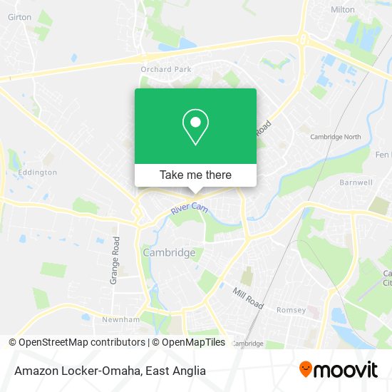 Amazon Locker-Omaha map