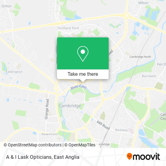 A & I Lask Opticians map