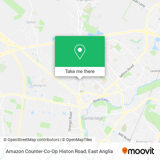 Amazon Counter-Co-Op Histon Road map