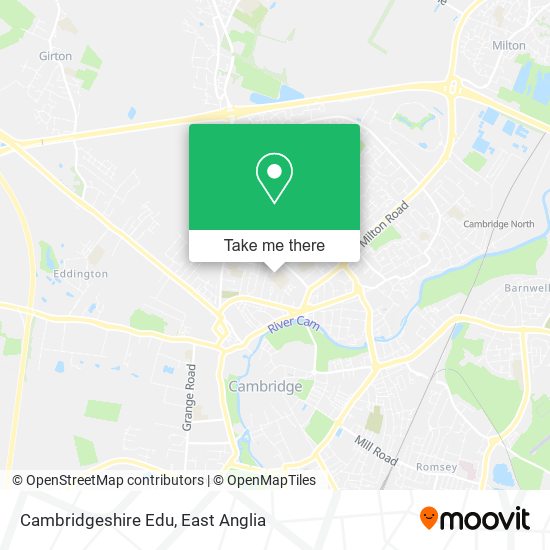 Cambridgeshire Edu map