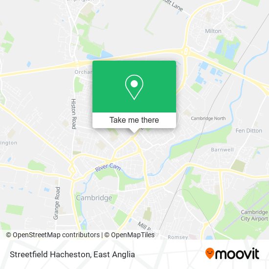 Streetfield Hacheston map