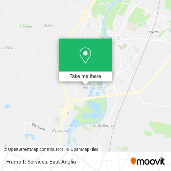 Frame-It Services map