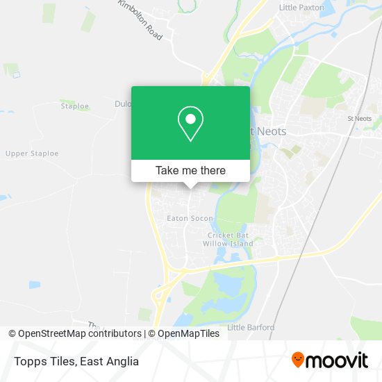 Topps Tiles map