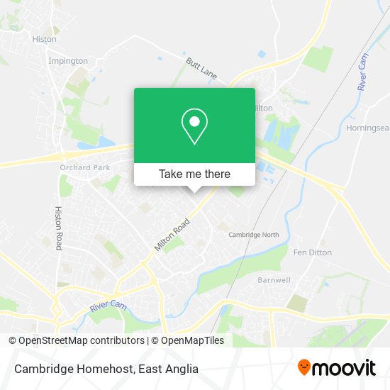 Cambridge Homehost map