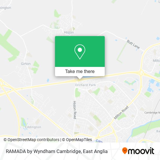 RAMADA by Wyndham Cambridge map