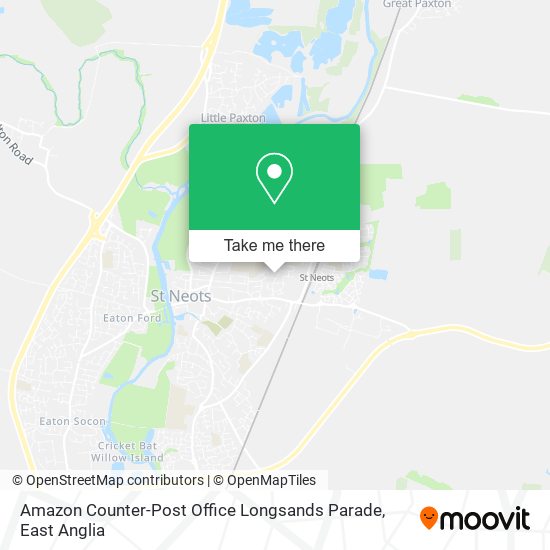Amazon Counter-Post Office Longsands Parade map