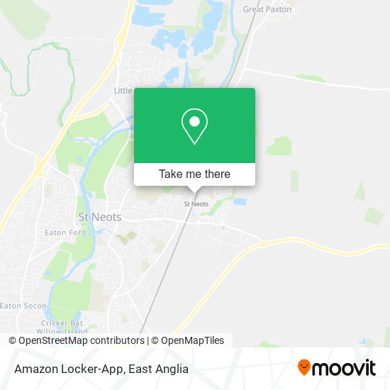 Amazon Locker-App map