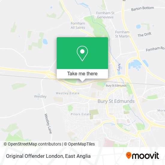 Original Offender London map