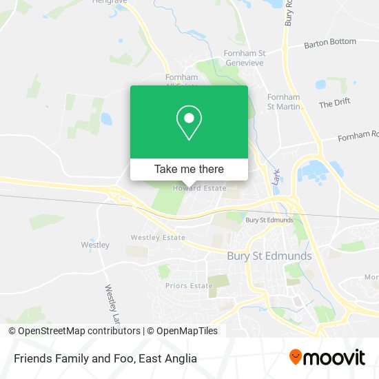 Friends Family and Foo map