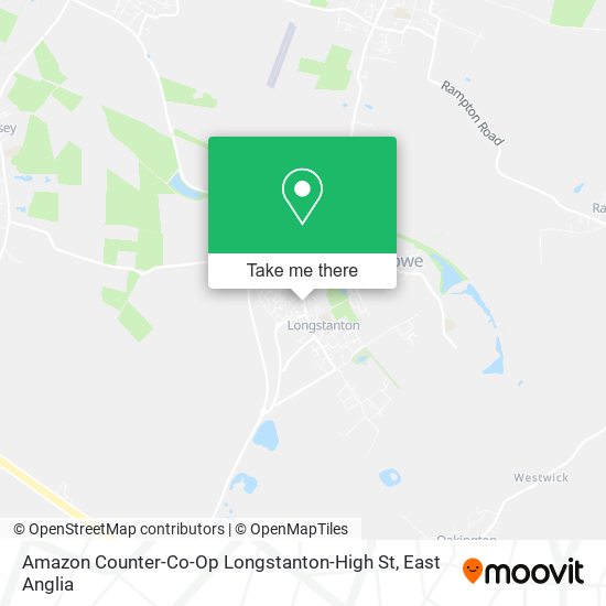 Amazon Counter-Co-Op Longstanton-High St map