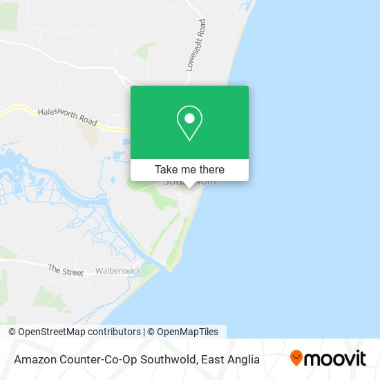 Amazon Counter-Co-Op Southwold map