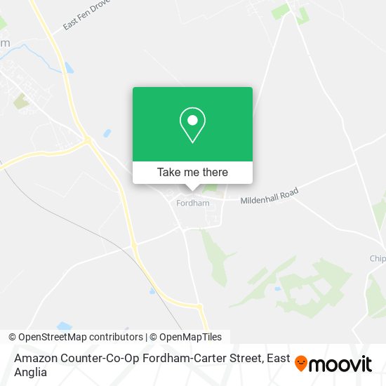 Amazon Counter-Co-Op Fordham-Carter Street map