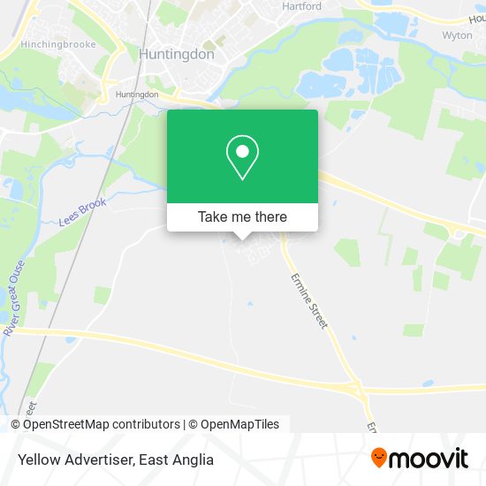 Yellow Advertiser map