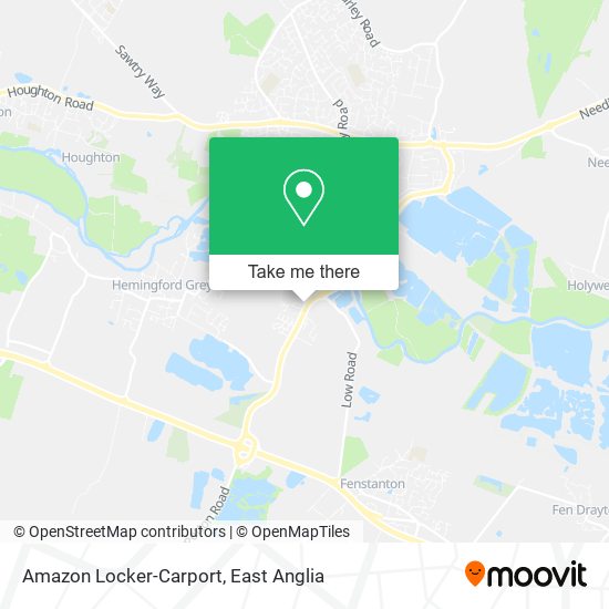 Amazon Locker-Carport map