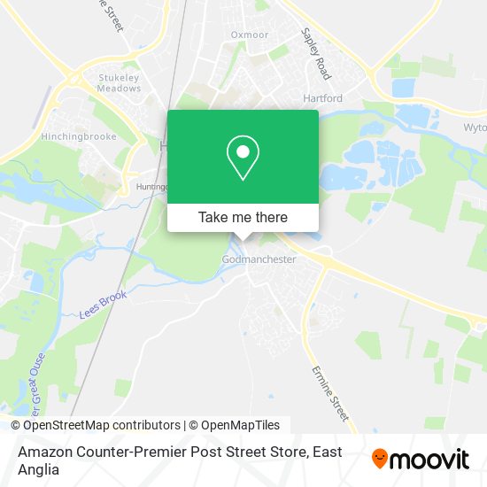 Amazon Counter-Premier Post Street Store map