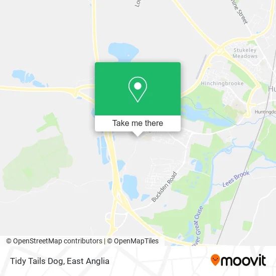 Tidy Tails Dog map