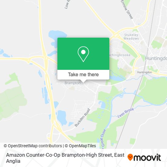 Amazon Counter-Co-Op Brampton-High Street map