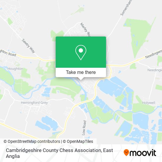 Cambridgeshire County Chess Association map