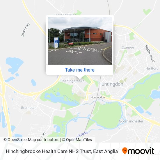 Hinchingbrooke Health Care NHS Trust map