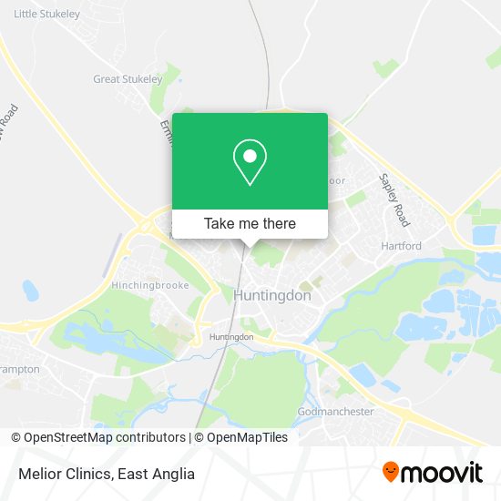 Melior Clinics map