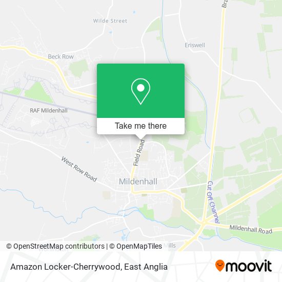 Amazon Locker-Cherrywood map