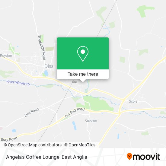 Angela's Coffee Lounge map