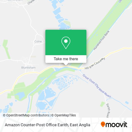 Amazon Counter-Post Office Earith map