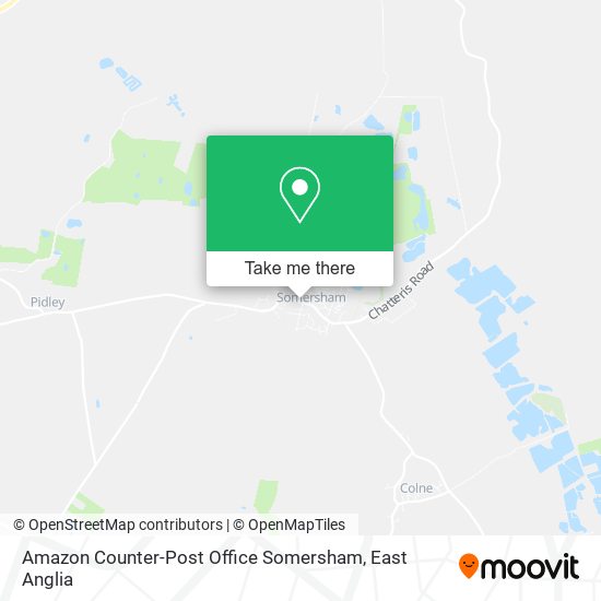 Amazon Counter-Post Office Somersham map