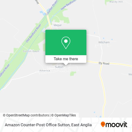 Amazon Counter-Post Office Sutton map