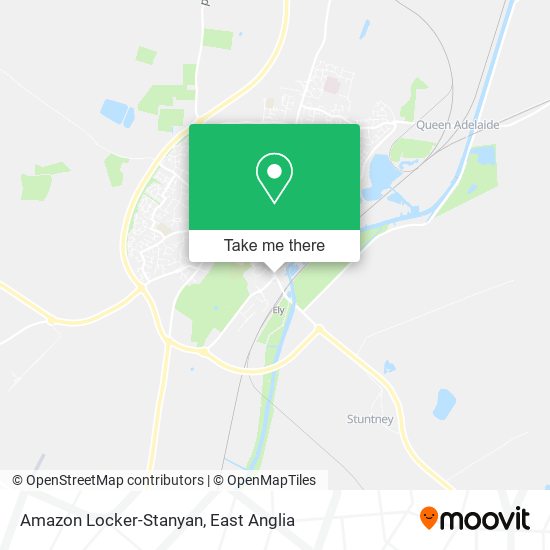 Amazon Locker-Stanyan map