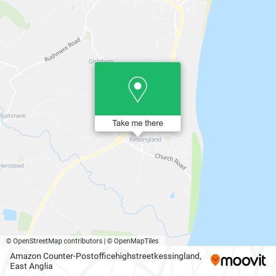 Amazon Counter-Postofficehighstreetkessingland map