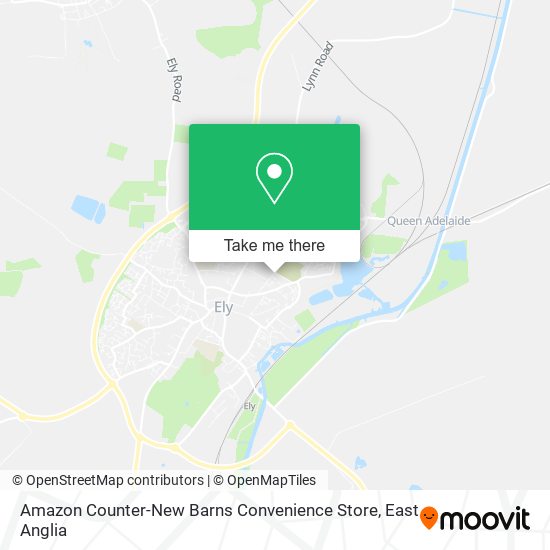 Amazon Counter-New Barns Convenience Store map