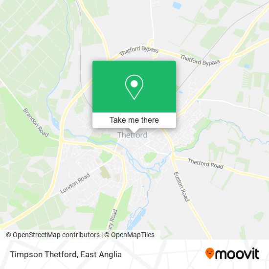 Timpson Thetford map