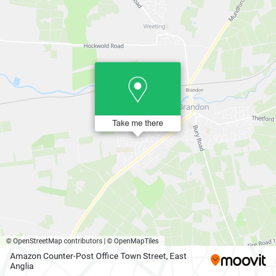 Amazon Counter-Post Office Town Street map