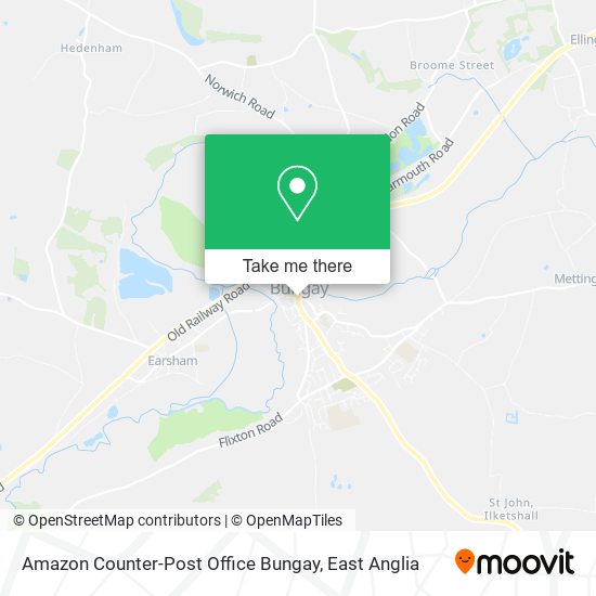 Amazon Counter-Post Office Bungay map