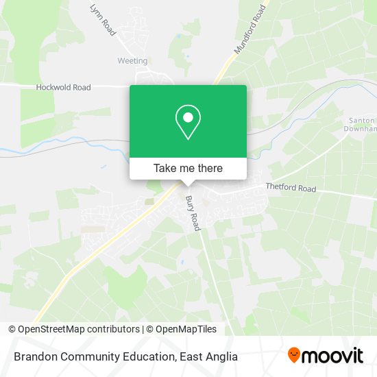 Brandon Community Education map