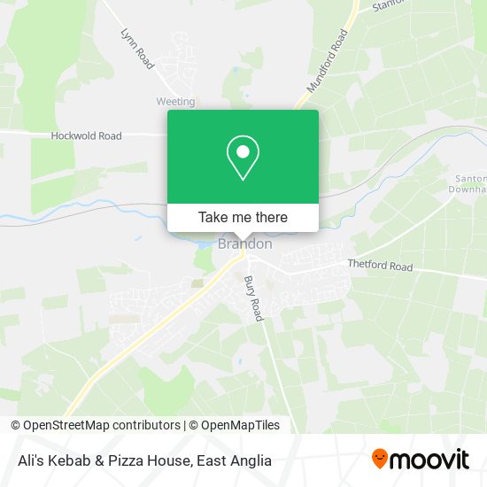 Ali's Kebab & Pizza House map