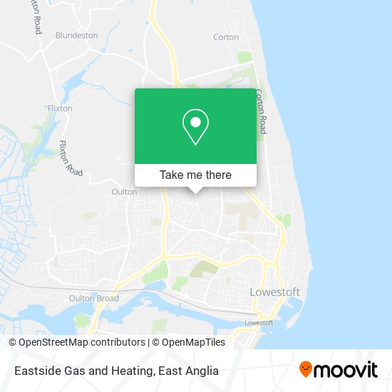 Eastside Gas and Heating map