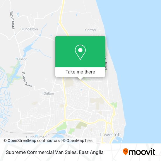 Supreme Commercial Van Sales map