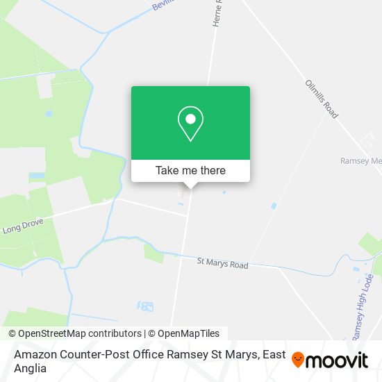Amazon Counter-Post Office Ramsey St Marys map